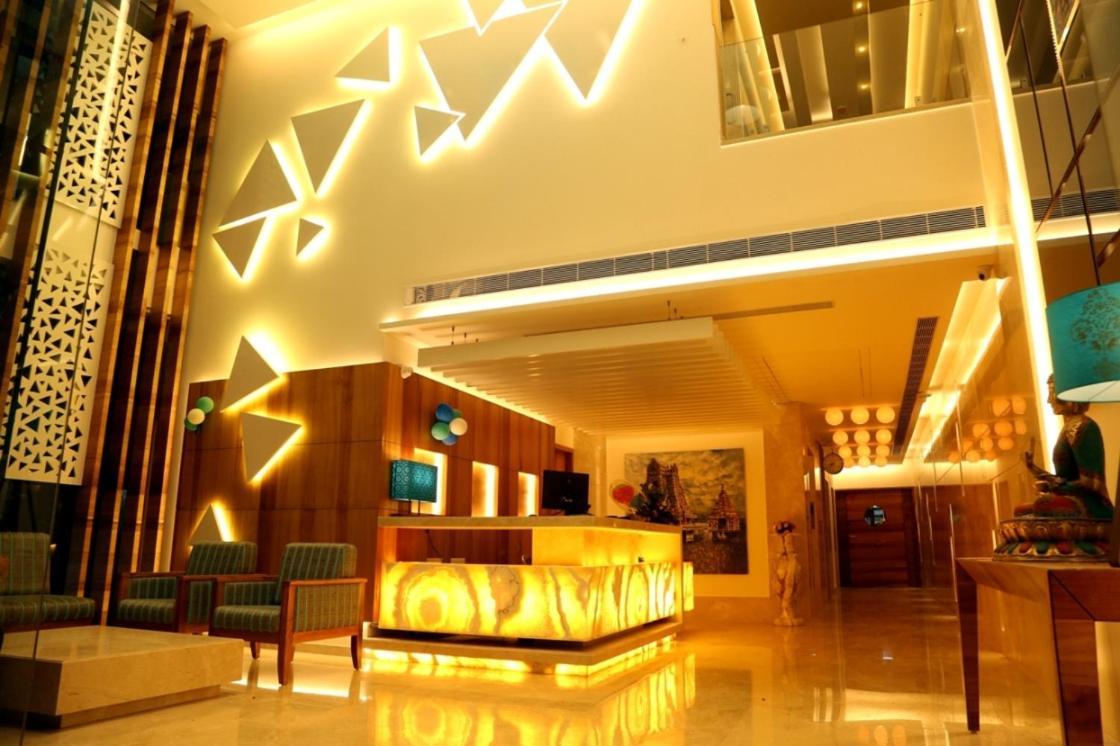 Kvm Hotels Srirangam Tiruchirappalli Luaran gambar